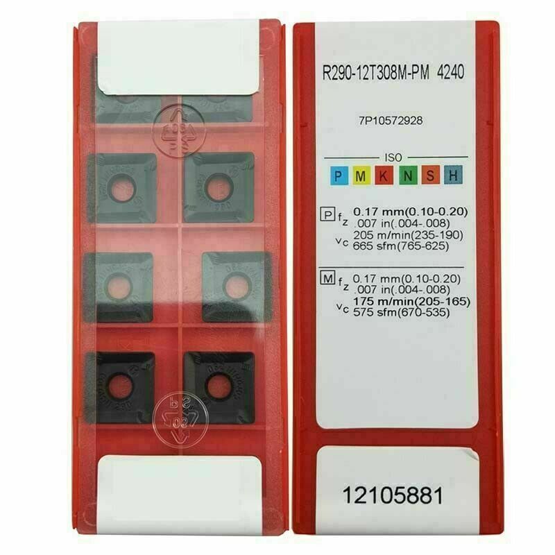 SandviK R290-12T308M-PM4240 Milling Carbide Inserts CNC Blade TOOL - SANDVIK