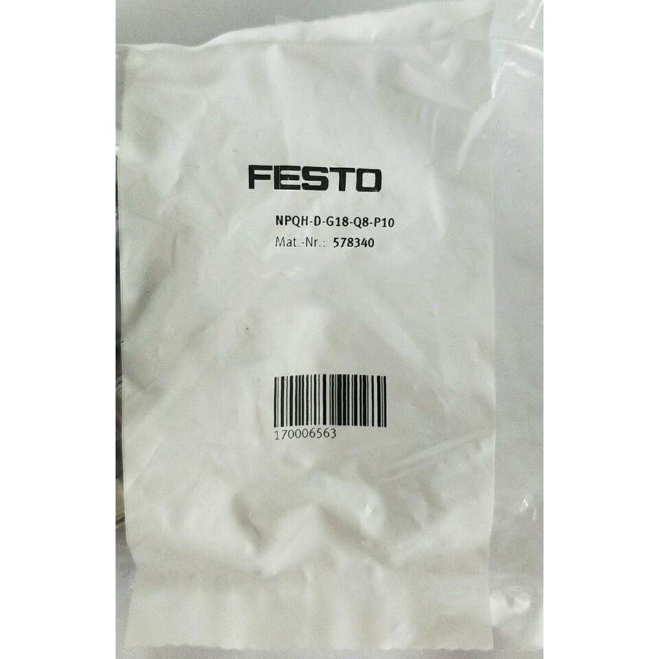 Festo NPQH-D-G18-Q8-P10 578340 quick connector - FESTO