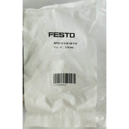 Festo NPQH-D-G18-Q8-P10 578340 quick connector - FESTO