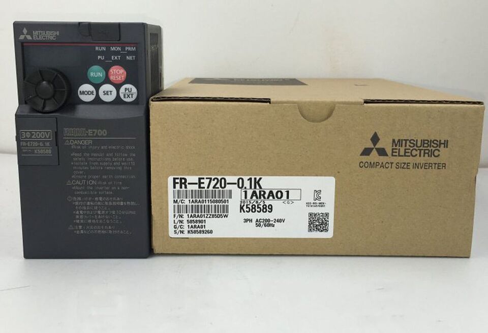 new Mitsubishi FR-E720-0.1K Inverter One ping FRE7200.1K - MITSUBISHI