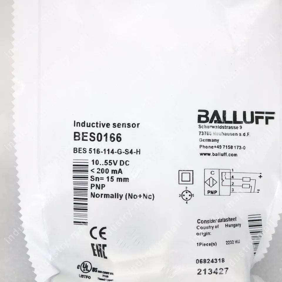 new 1PC BALLUFF BES 516-114-G-S4-H Proximity Switch Sensor BES516114GS4H - BALLUFF