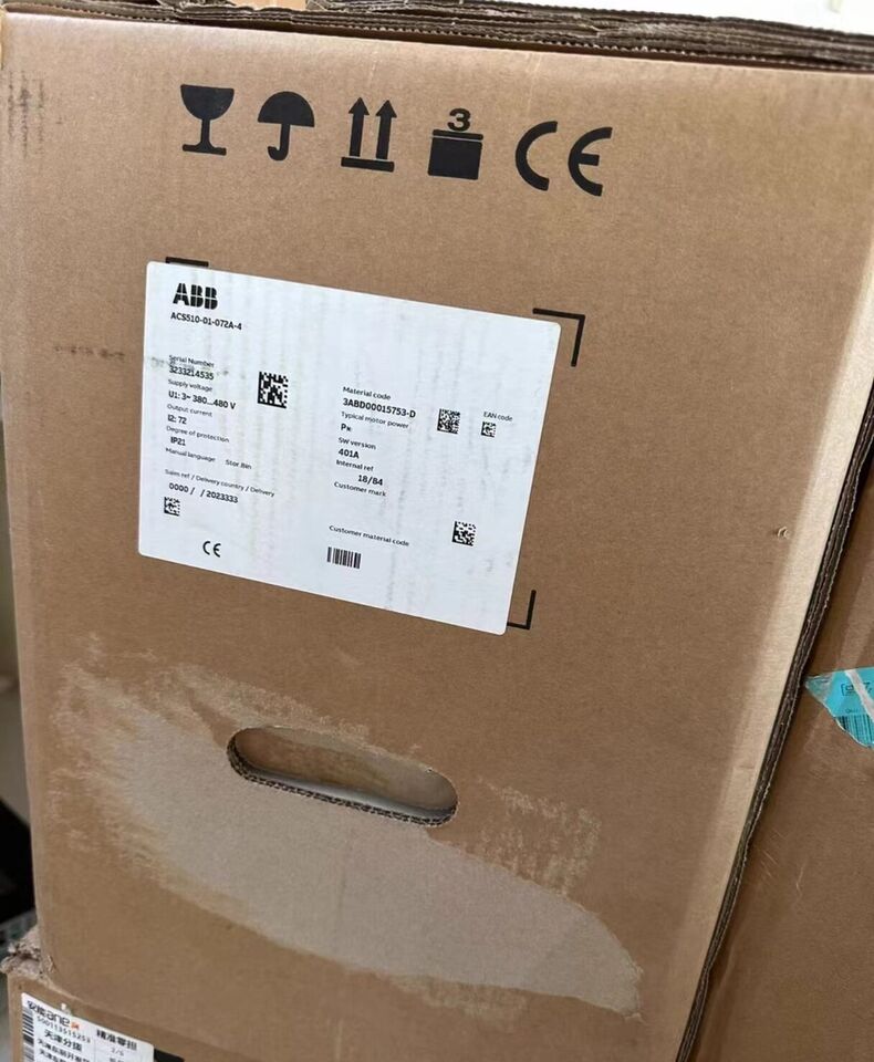 ABB ACS51001072A4 Inverter 37kW 1PC 380V 400V 40Hz 50Hz 60Hz 120Hz 240V - ABB
