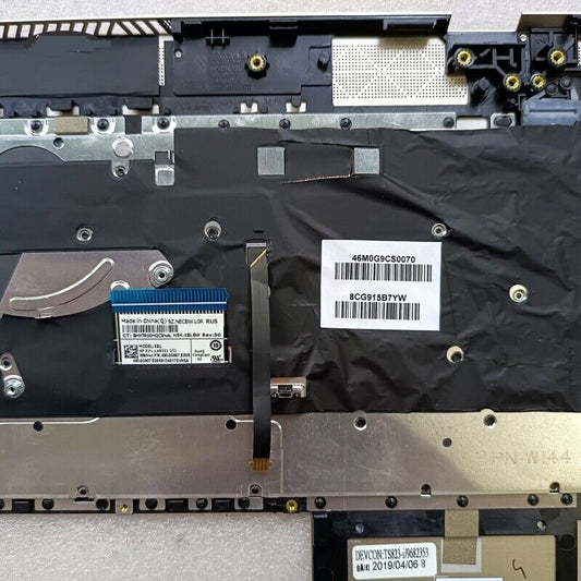 used palmrest cover keyboard for hp envy x360 13 silver edition - PALMREST