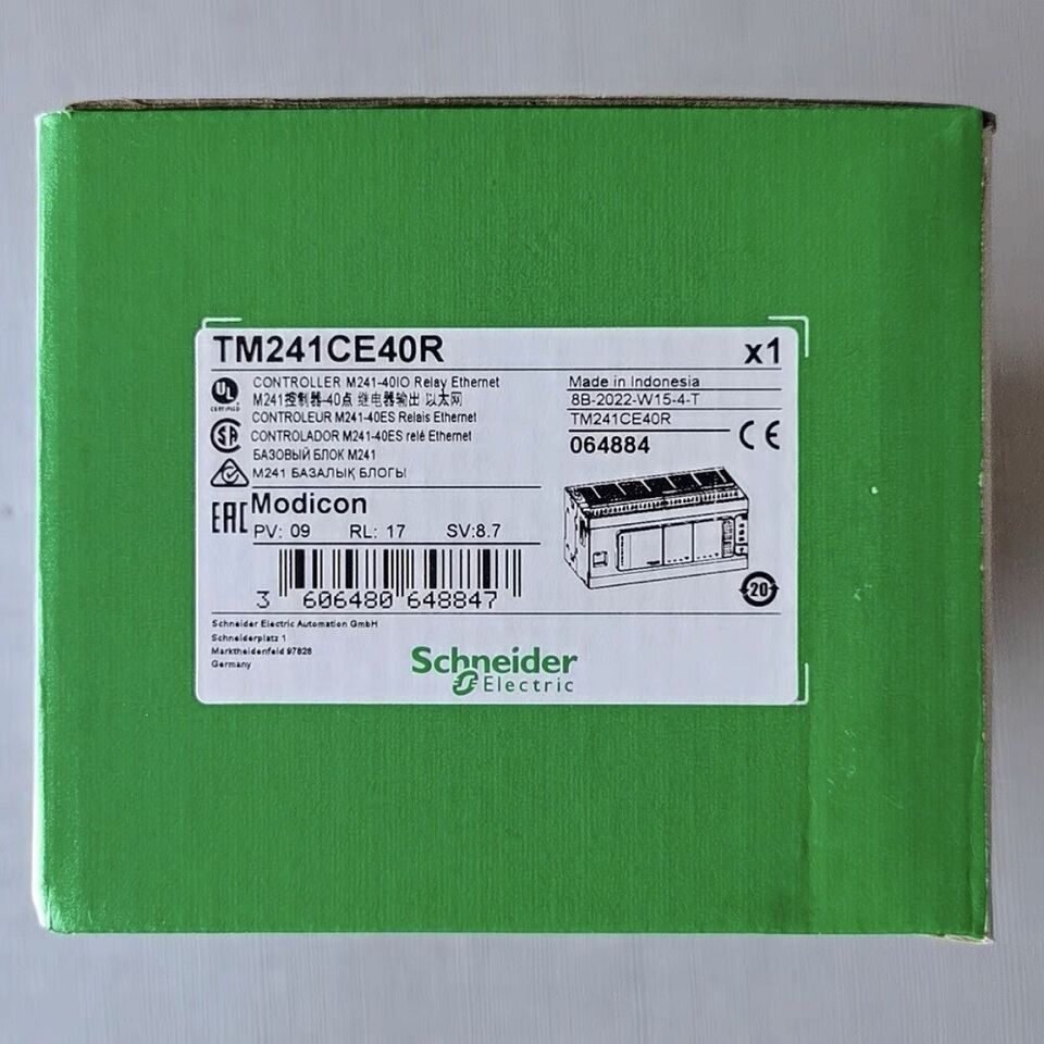 new 1PC Schneider TM241CE40R PLC Module ping - SCHNEIDER