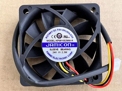 new 1pcs 2.3W 6CM 6015 3-wire cooling fan KF0615S2MM-R DC24V - PLC