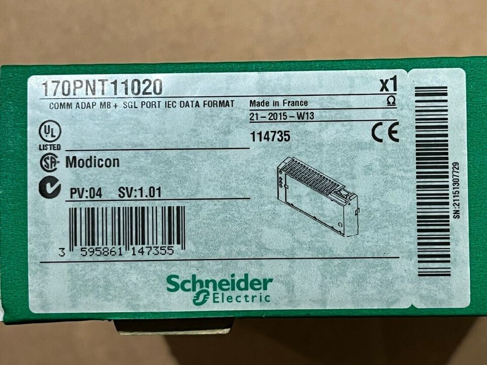 new 1PC Schneider 170PNT11020 Communication Adapter PLC ping - SCHNEIDER ELECTRIC