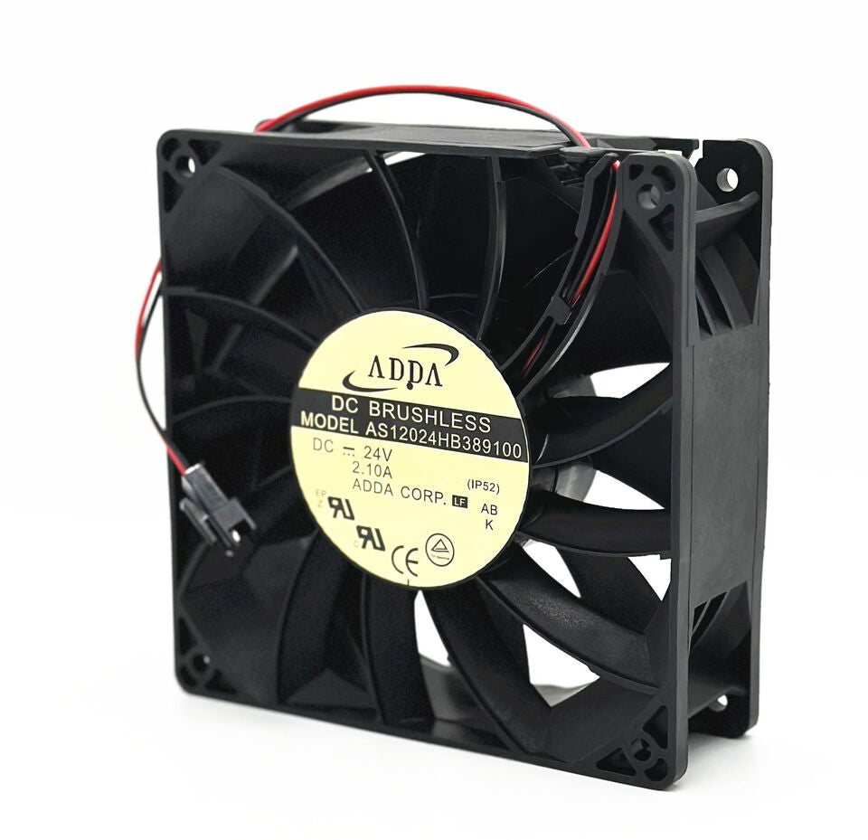 new 1PC For DC24V 2.10A high air volume cooling fan AS12024HB389100 12038 - KOEED