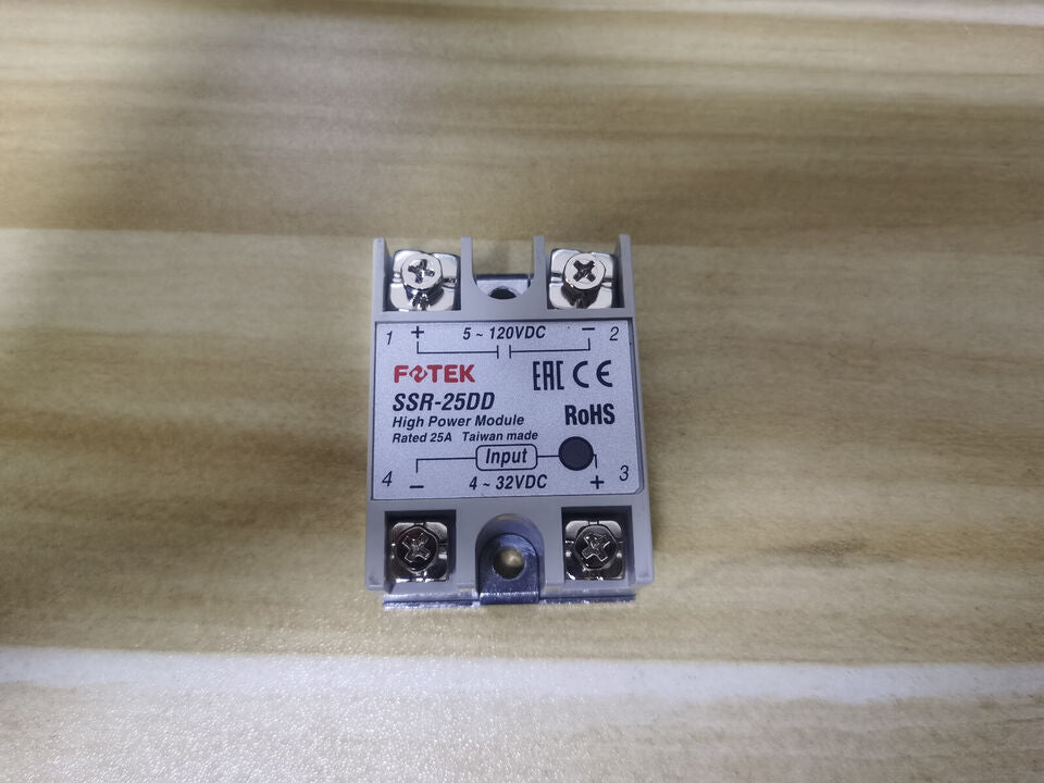 new 1PC Fotek SSR-25DD SSR25DD Solid State Relay 25A - - FOTEK