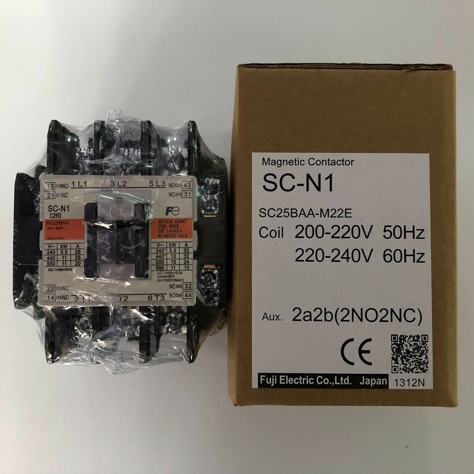 new 1PC FUJI SC-N1 SCN1 AC220V Contactor In Box ping - FUJI