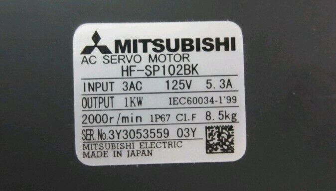 new One Mitsubishi HF-SP102BK HFSP102BK Servo Motor In Box ping - MITSUBISHI