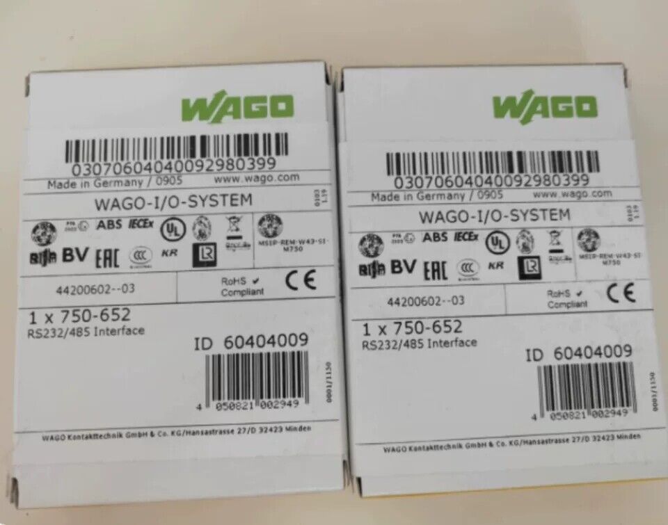 new 1PC WAGO 750-652 PLC Module 750652 In Box ping - WAGO
