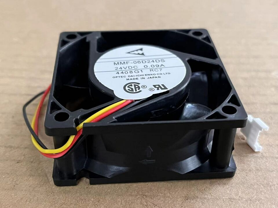 new 1PC MMF-06D24DS-RC7 6025 6CM 24VDC 0.09A 3-pin inverter fan - MMF