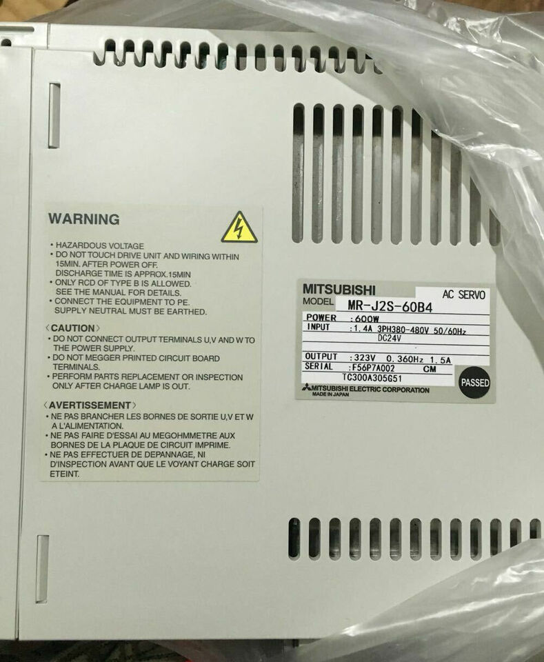 new 1PC Mitsubishi MR-J2S-60B4 Servo Drive MRJ2S60B4 ping - MITSUBISHI