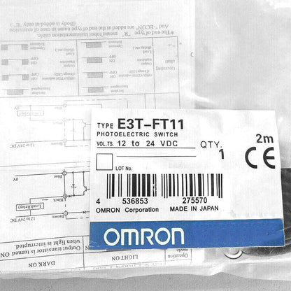 new Omron E3T-FT11 Photoelectric Switch Sensor One E3TFT11 - OMRON