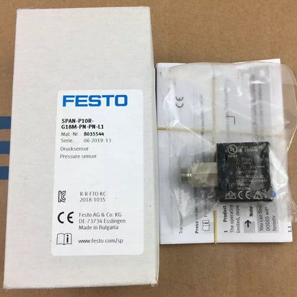 Festo SPAN-P10R-G18M-PN-PN-L1 8035544 Pressure Sensor - FESTO