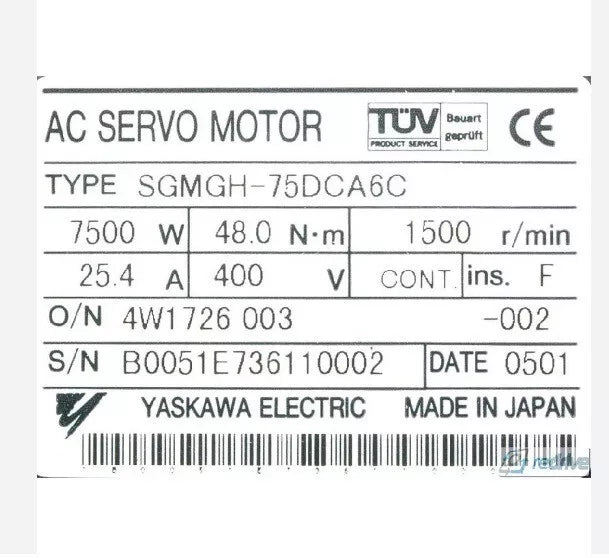 new YASKAWA SGMGH-75DCA6C 1PC Servo Motor In Box ping - YASKAWA