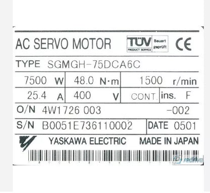 new YASKAWA SGMGH-75DCA6C 1PC Servo Motor In Box ping - YASKAWA