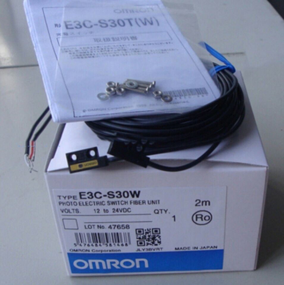 new 1PC Omron E3C-S30W Photoelectric Sensor E3CS30W In Box - OMRON