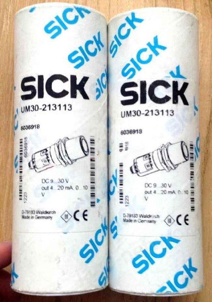 new SICK UM30-213113 PLC ULTRASONIC SENSOR 0-10V 4-20 MA ping - SICK