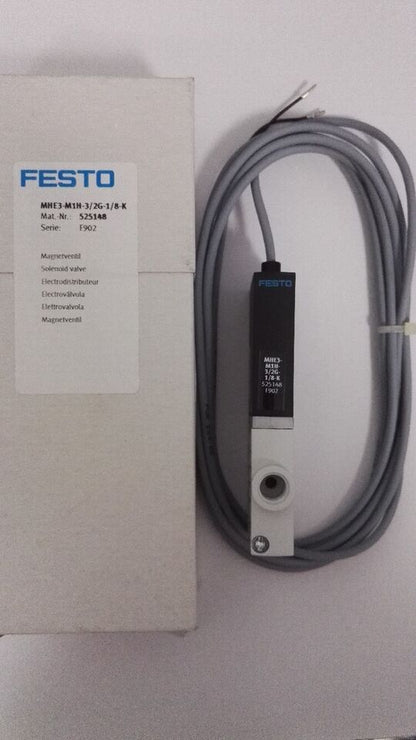 new 1PC Festo MHE3-M1H-3/2G-1/8-K 525148 Solenoid Valve ping - FESTO