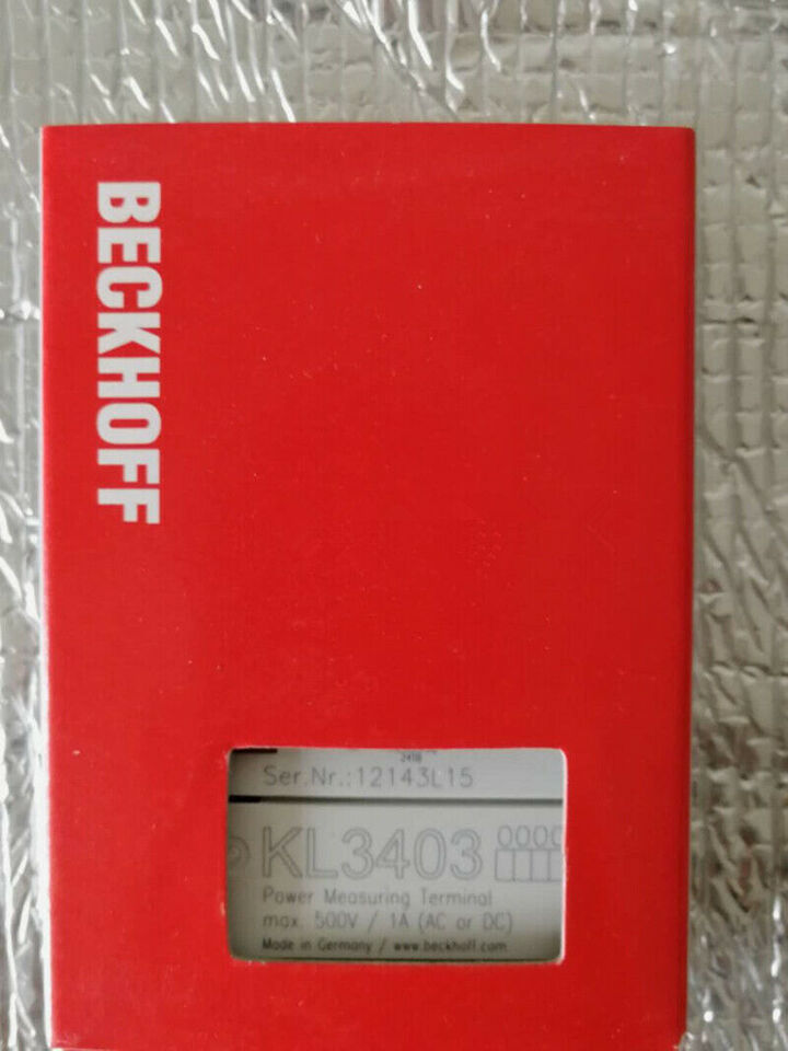 new 1PC BECKHOFF EL3403 PLC In Box ping EL 3403 - BECKHOFF