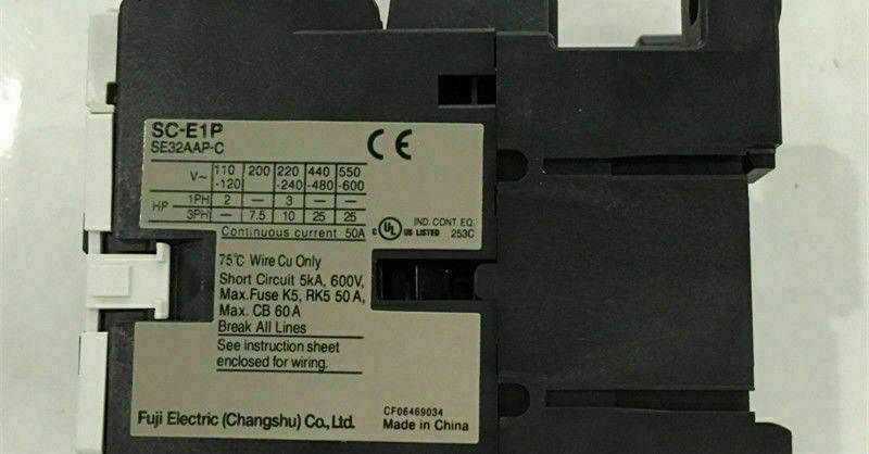 new Fuji SC-E1P AC 110V Contactor 1PC SCE1P - FUJI