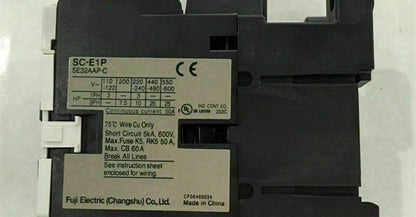 new Fuji SC-E1P AC 110V Contactor 1PC SCE1P - FUJI