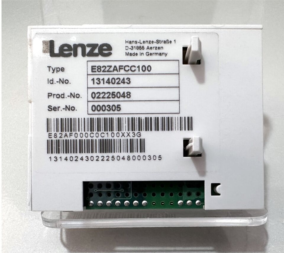 new 1PC  Lenze E82ZAFCC100 8200 Series Inverter IO Module ping