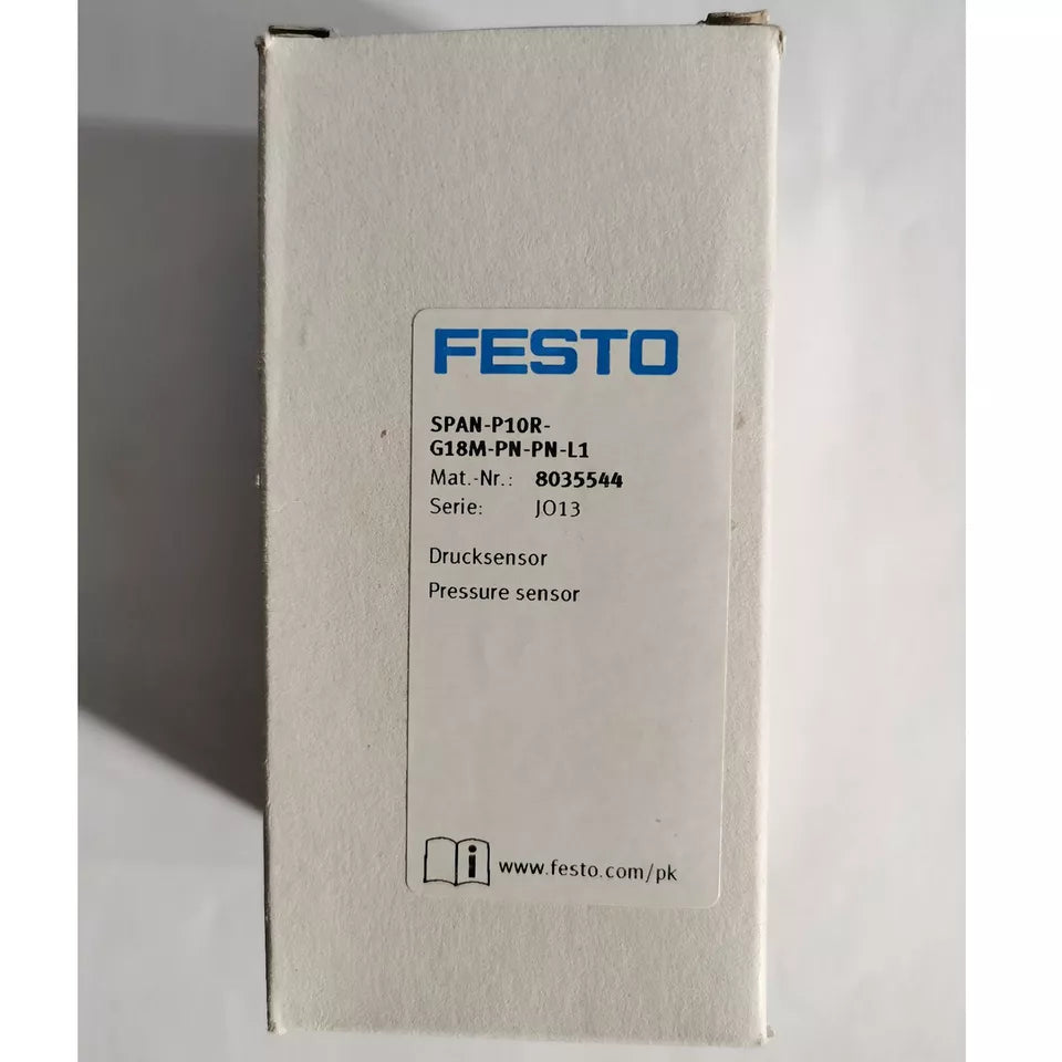Festo SPAN-P10R-G18M-PN-PN-L1 8035544 Pressure Sensor - FESTO