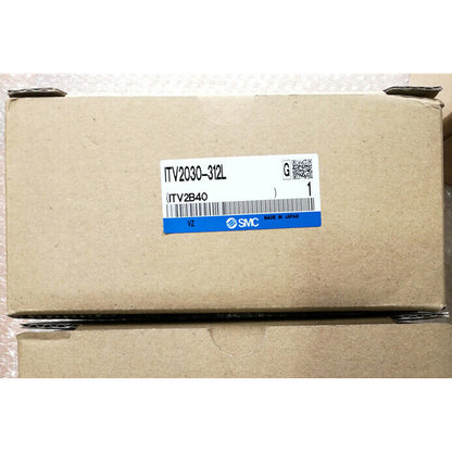 1PC SMC ITV2030-312L Solenoid Valve, Pressure Range: 1.6-9 bar, Flow Rate: 0.5-1.2 L/min, Temperature Range: 0-60°C, Mounting Type: Direct Mount - SMC