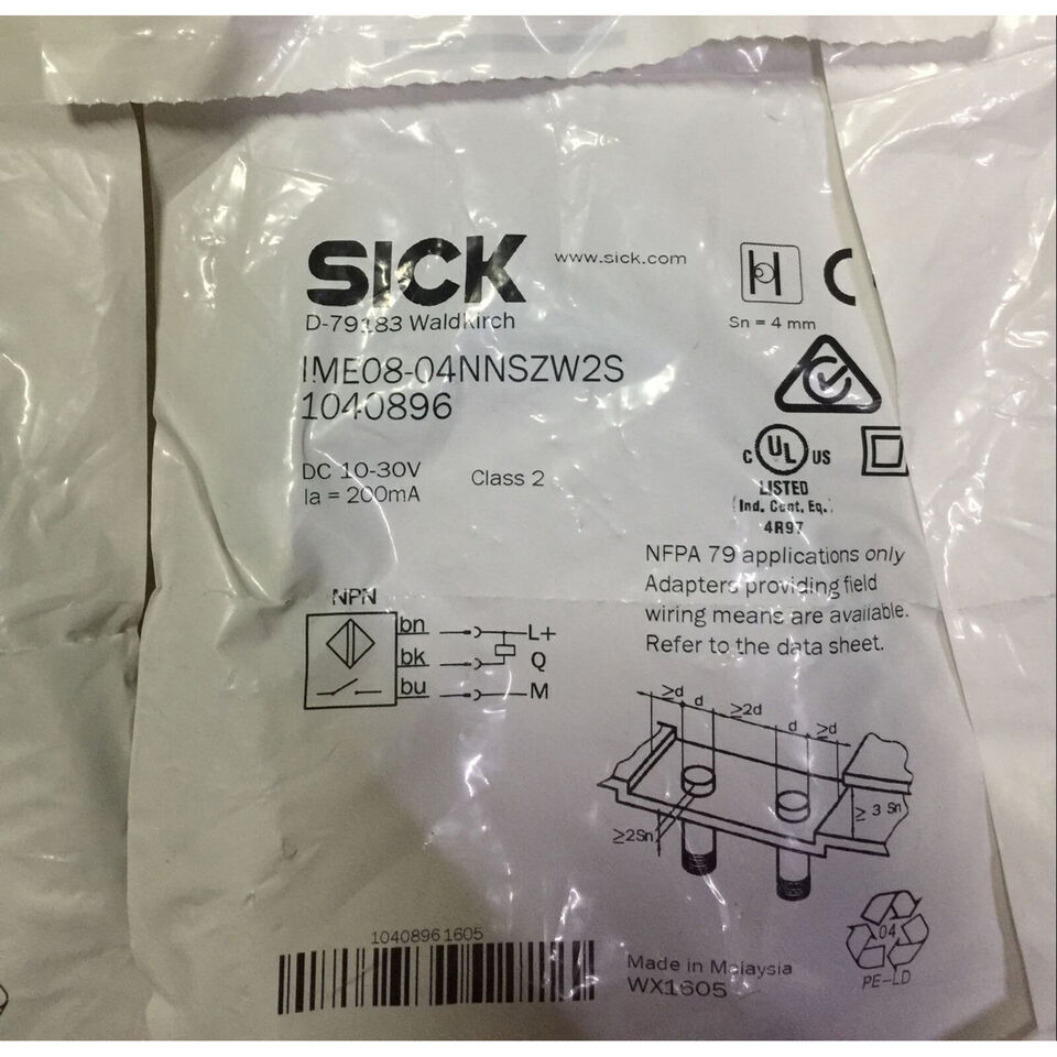 new SICK IME08-04NNSZW2S Proximity Switch One IME0804NNSZW2S - SICK