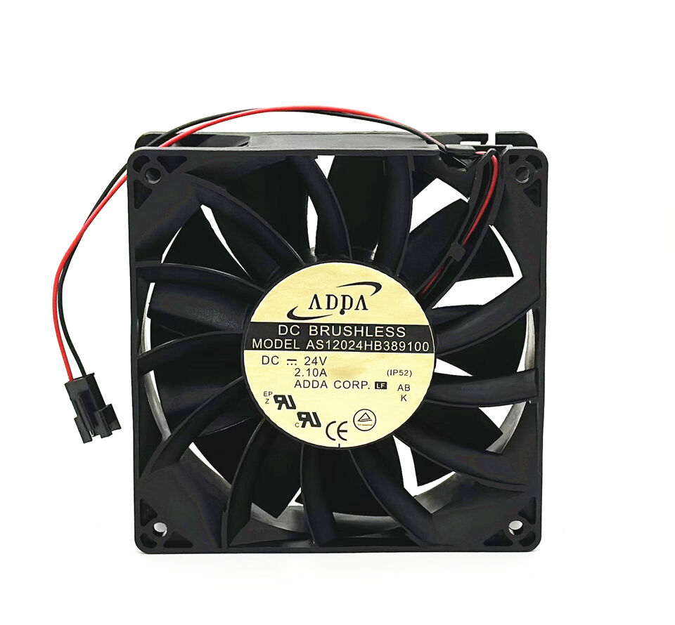 new 1PC For DC24V 2.10A high air volume cooling fan AS12024HB389100 12038 - KOEED