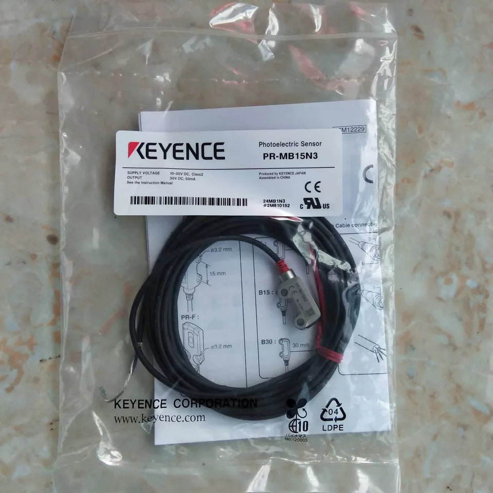 new 1PC Keyence PR-MB15N3 Photoelectric Switch Sensor PRMB15N3 - KEYENCE