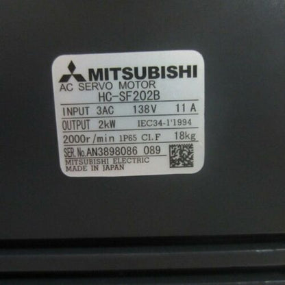 new 1PC Mitsubishi HC-SF202B AC Servo Motor HCSF202B In Box ping - MITSUBISHI