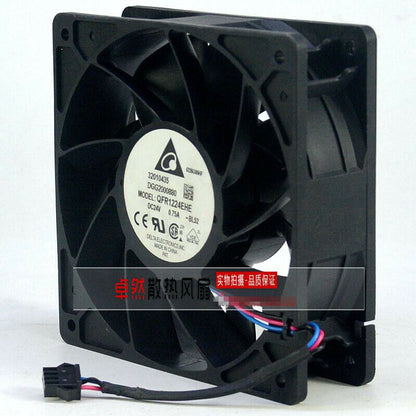 new 1PC Delta QFR1224EHE 24V 0.75A 12CM inverter cooling fan - DELTA