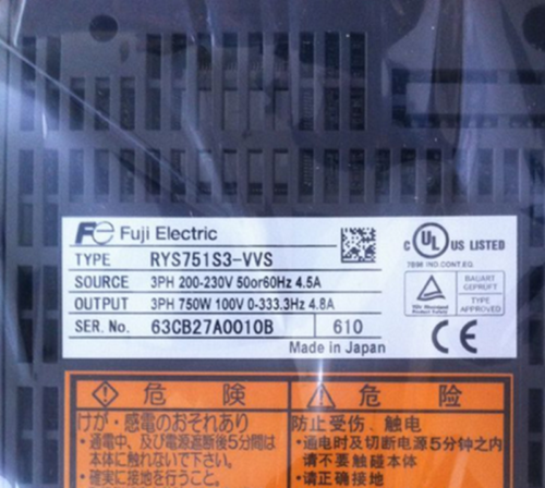 new 1PC FUJI RYS751S3-VVS AC SERVO Drive RYS751S3VVS ping - FUJI RYS