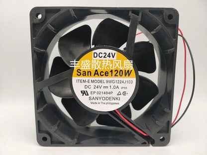 new 1 pcs Fan 12CM 2 Pin inverter cooling fan 9WG1224J103 DC24V 12038 - MKS