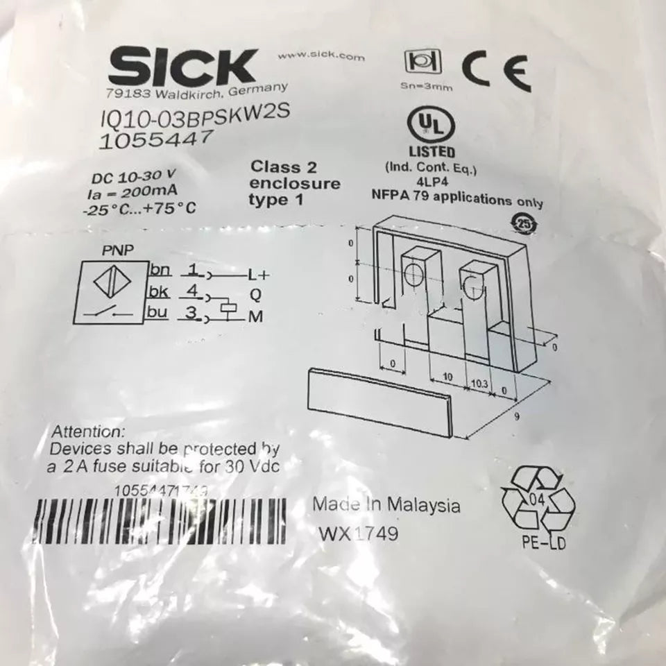 new 1PC Sick IQ10-03BPSKW2S Proximity Switch Sensor IQ1003BPSKW2S - SICK