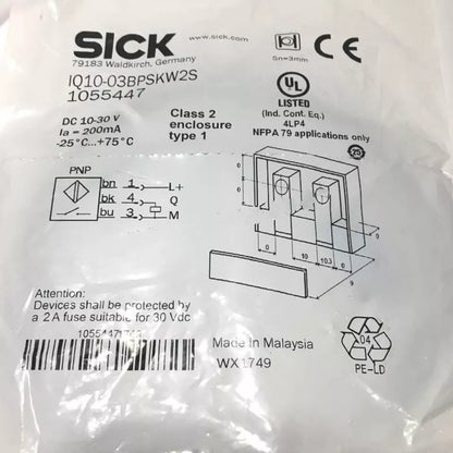new 1PC Sick IQ10-03BPSKW2S Proximity Switch Sensor IQ1003BPSKW2S - SICK
