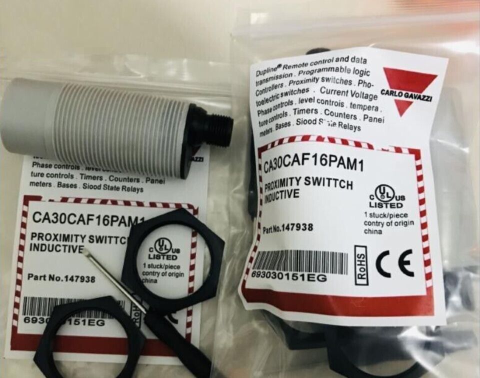 new 1PCS FOR CARLO GAVAZZI CA30CAF16PAM1 Proximity Switch Capacitive Sensor - CARLO GAVAZZI