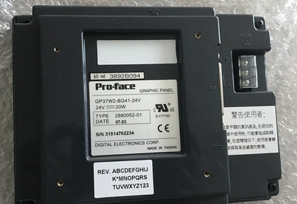 new One PRO-FACE GP37W2-BG41-24V GP37W2BG4124V Touch Screen ping - ONE PRO-FACE
