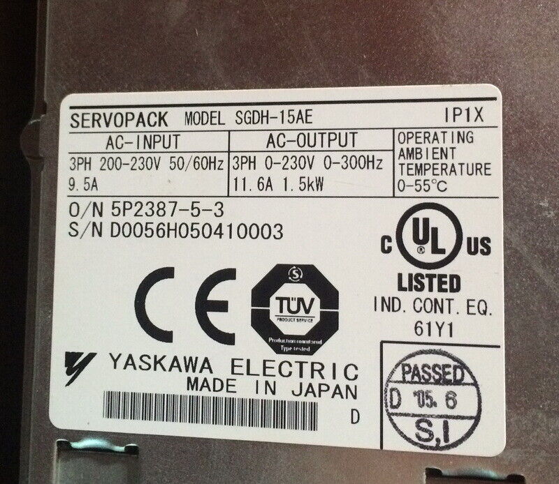 new 1PC YASKAWA SGDH-15AE Servo Drive SGDH15AE In Box ping