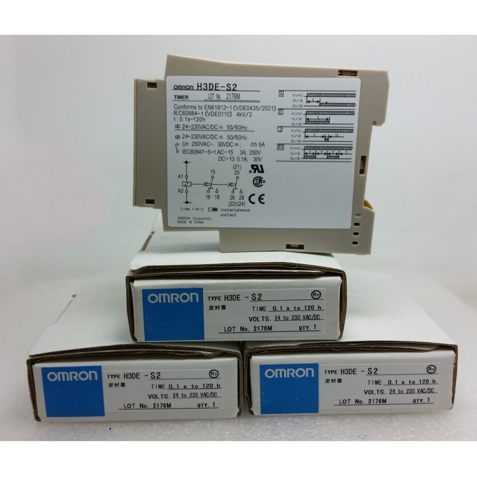 new Omron H3DE-S2 Time Relay One H3DES2 - OMRON