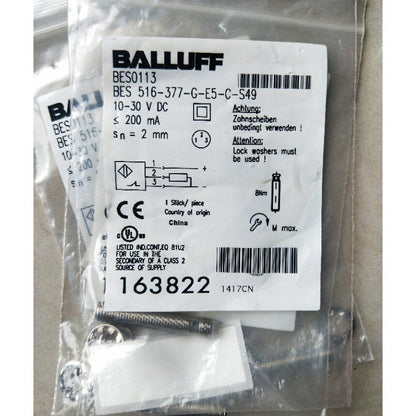 1PC BALLUFF BES 516-377-G-E5-C-S49 Proximity Sensor - BALLUFF