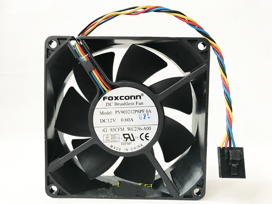 new 1PC 0.60A 90*90*32mm 9032 9CM 4 wire 5 pin chassis fan PV903212PSPF 0A DC12V - OMRON