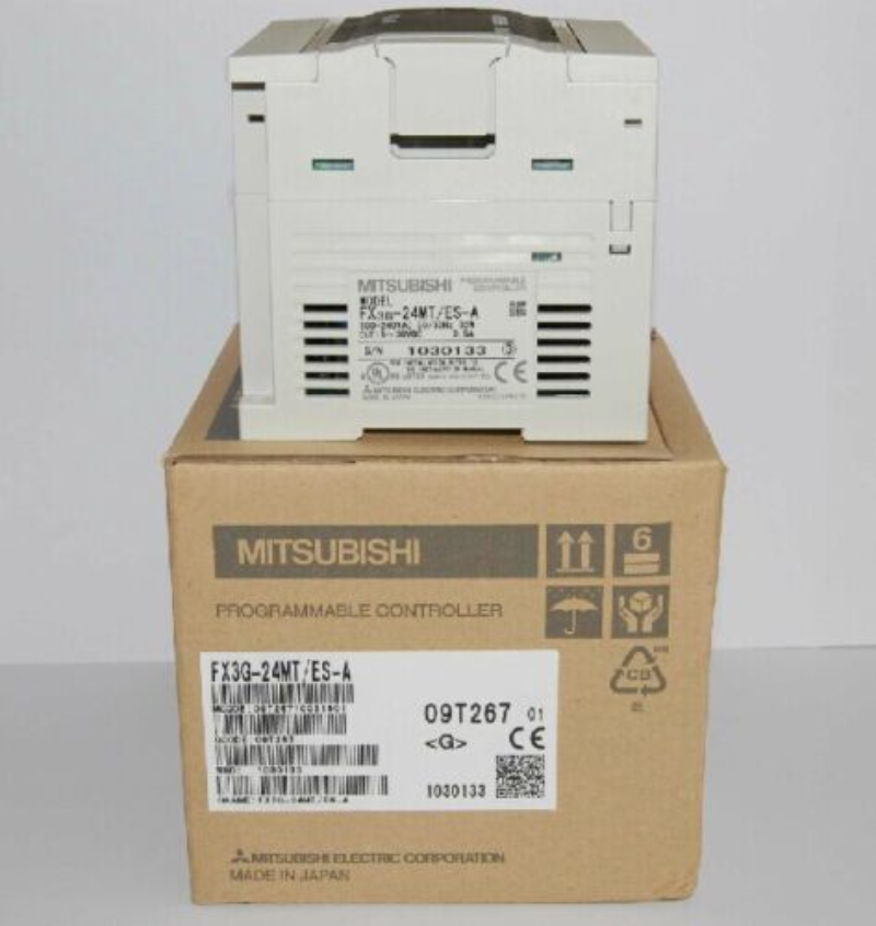 New 1PCS Mitsubishi FX3G24MT/ES-A: In Box, Ping, Model: FX3G24MT/ES-A - MITSUBISHI