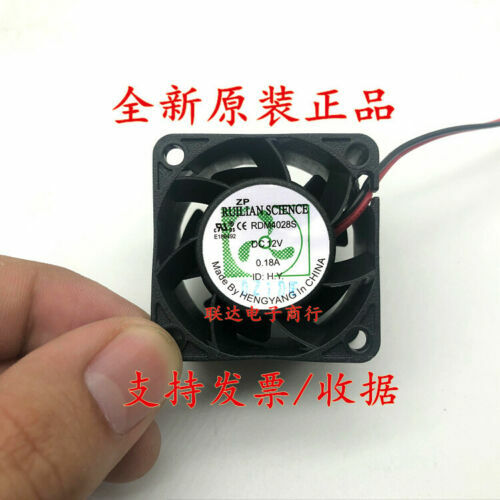 new RUILIAN RDM4028S E186492 DC12V 0.18A cooling fan