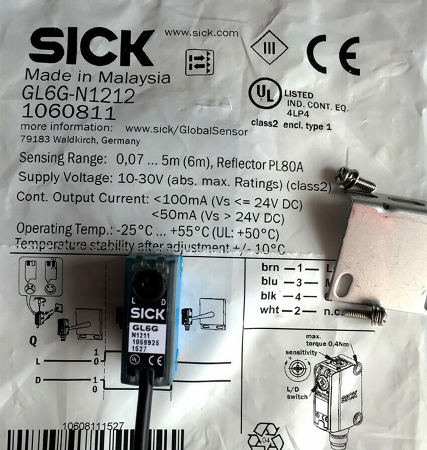 1PC Sick GL6GN1212 Photoelectric Switch Sensor - SICK