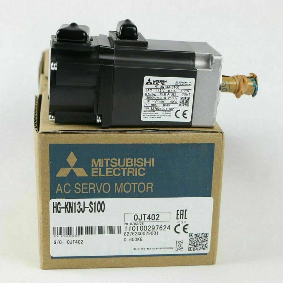 Mitsubishi HG-KN13J-S100 Servo Motor 1PC - MITSUBISHI