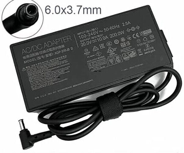 new ASUS 200W Charger ADP-200JB D for Asus TUF Dash F15 FX516PR-HN068T AC Adapter